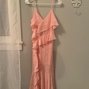 Target Asymmetrical Pink Ruffle Dress